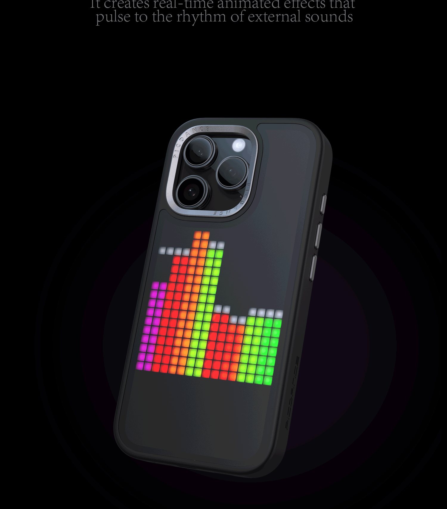 P1 Mobile Pixel Screens Phone Case (" One case. Infinite looks. Endless fun.")