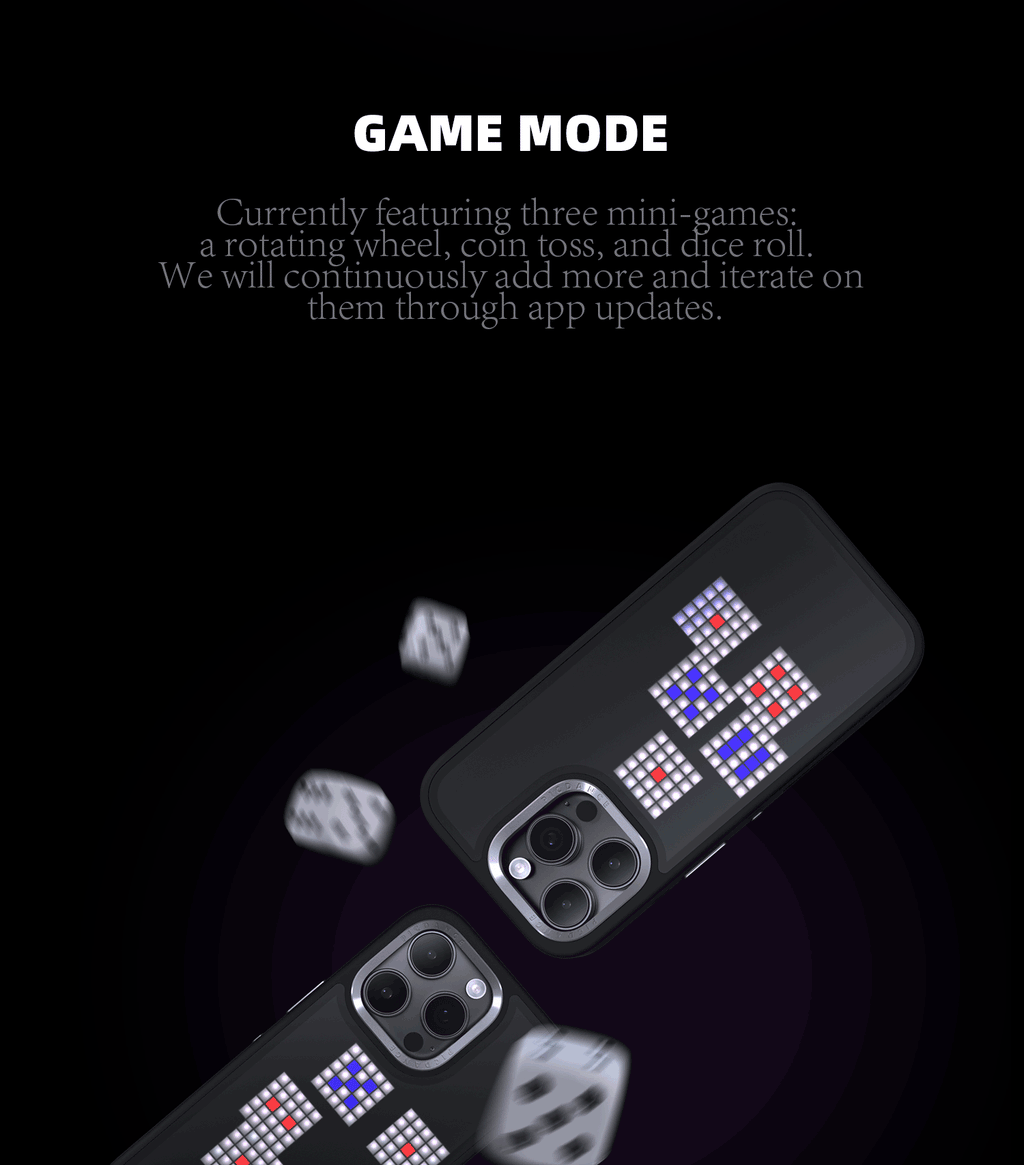 P1 Mobile Pixel Screens Phone Case (" One case. Infinite looks. Endless fun.")