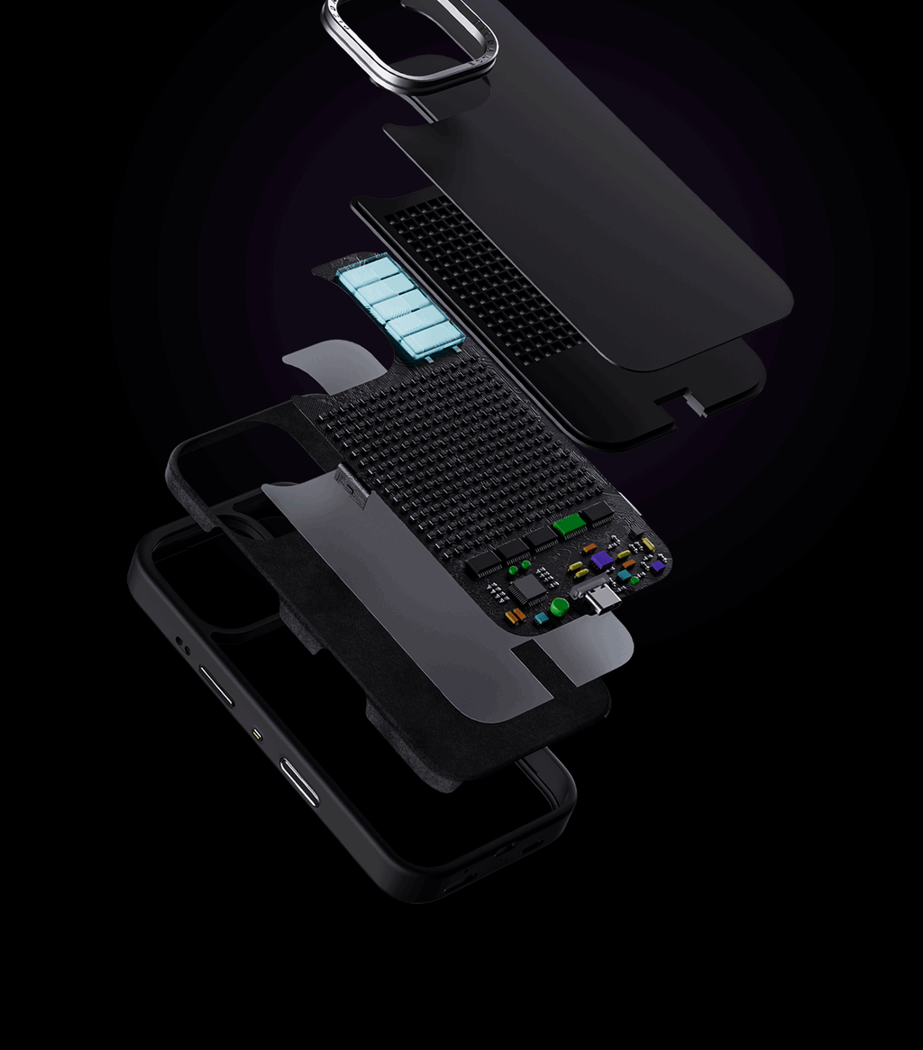 P1 Mobile Pixel Screens Phone Case (" One case. Infinite looks. Endless fun.")